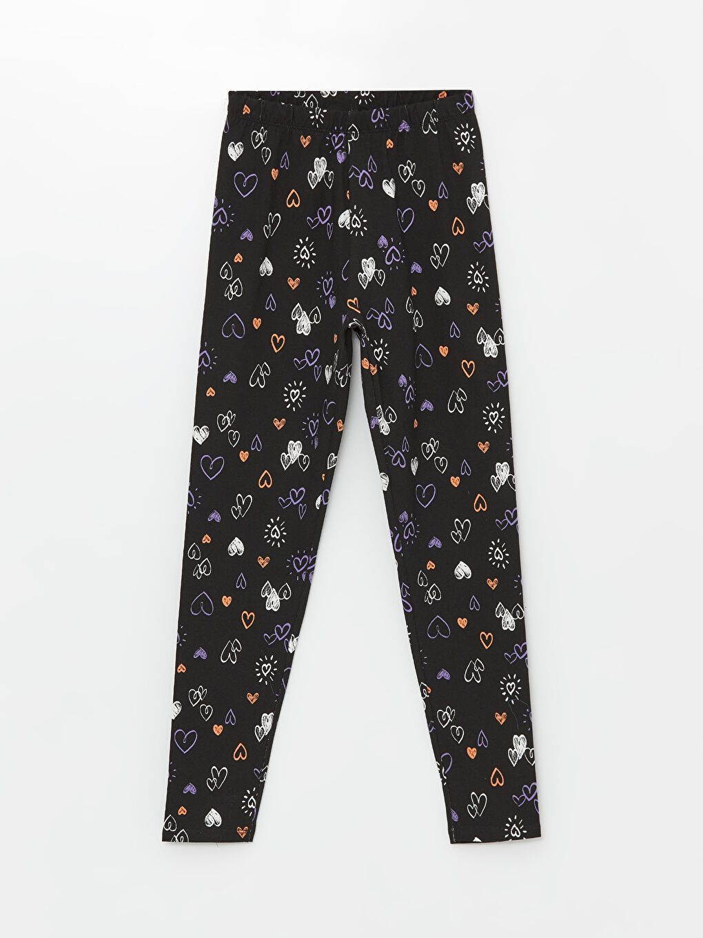 LCW Kids Girls' Leggings with Elasticated Waist -W49251Z4-LQJ