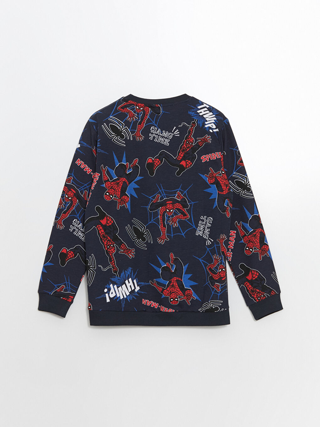 LCW Kids Crew Neck Spider-Man Printed Boys' Sweatshirt -W49256Z4-LSJ