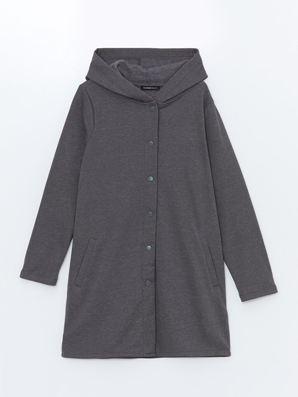 LCWAIKIKI Basic Hooded Women's Cardigan -W49301Z8-D3A