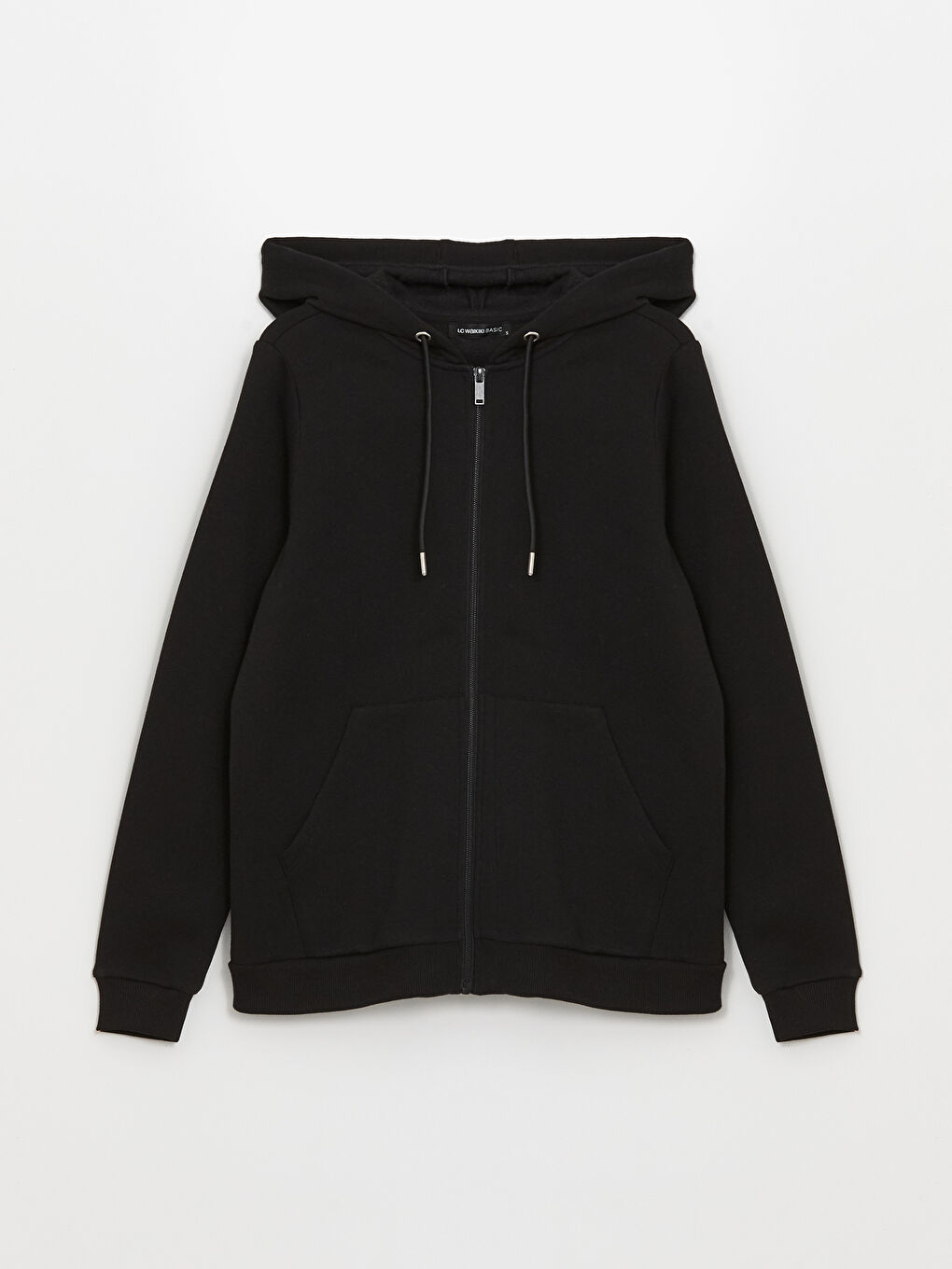 LCWAIKIKI Classic Women's Hooded Plain Zip-Up Sweatshirt -W49304Z8-CVL