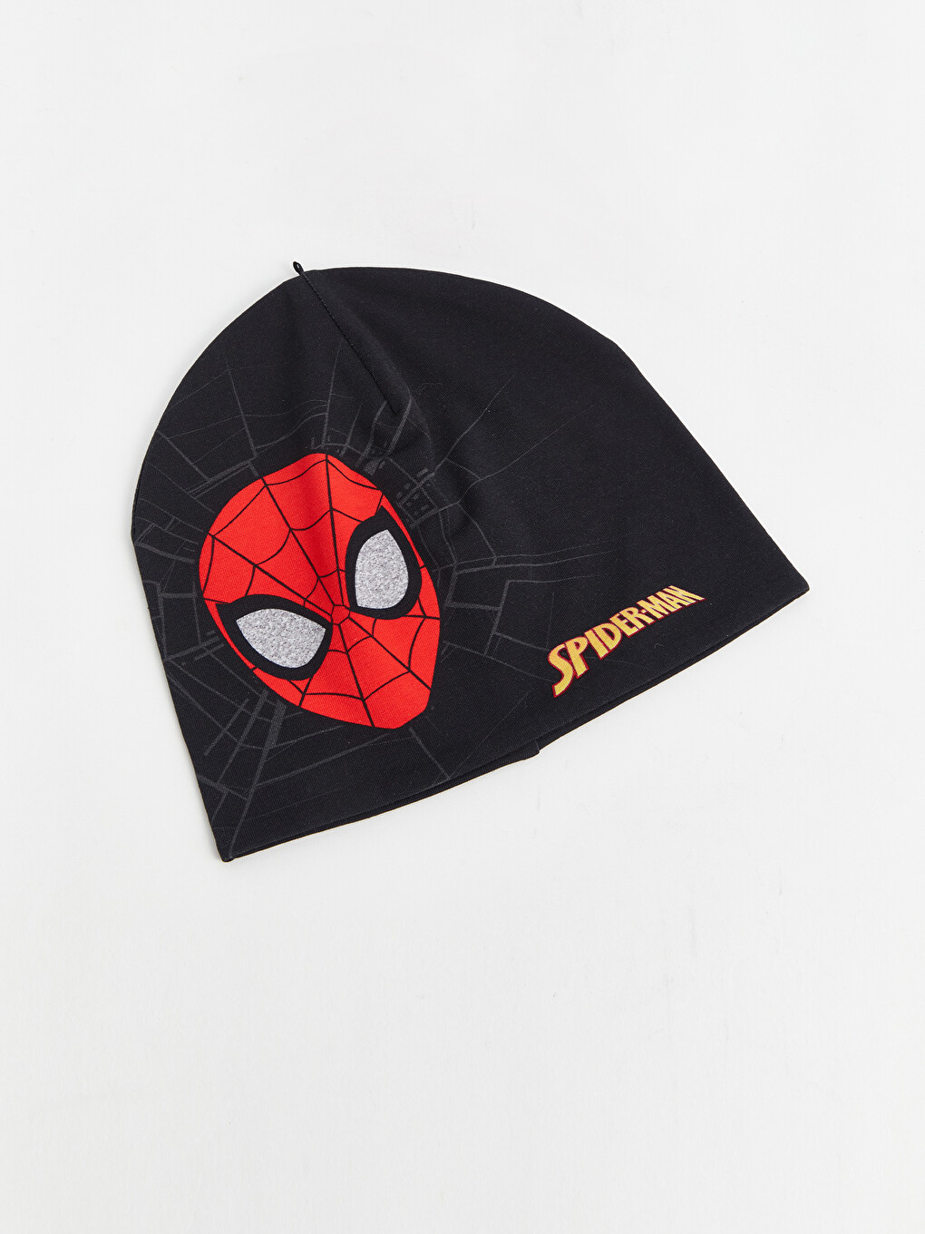 Siyah Spider-man Baskılı Erkek Çocuk Bere