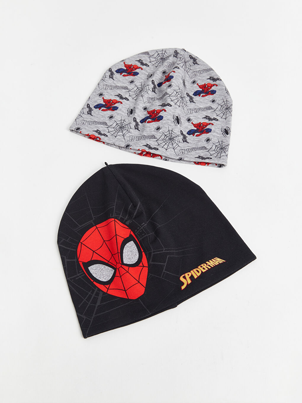 LCW ACCESSORIES Yeni Siyah Spiderman Baskılı Erkek Çocuk Bere 2'li