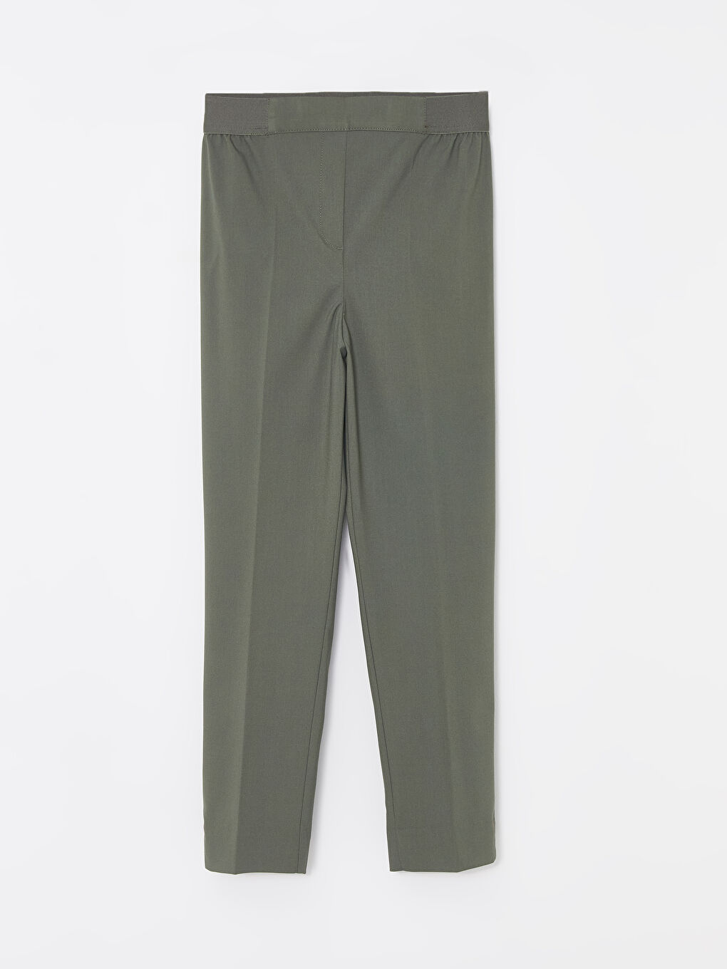LCWAIKIKI Classic Beli Lastikli Kadın Pantolon -W49390Z8-R1E