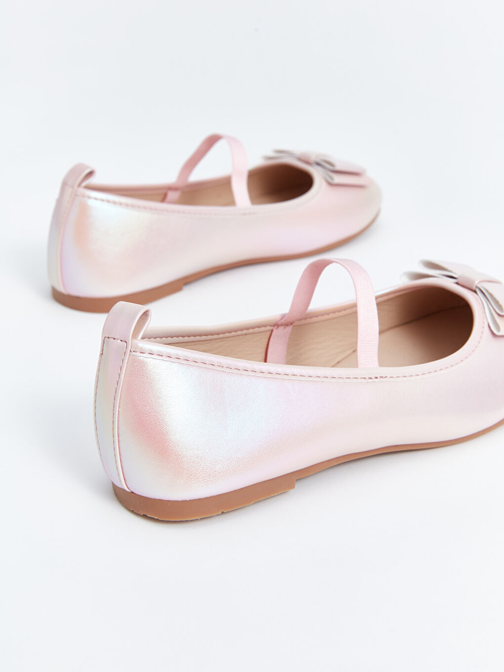 Балетки для девочек с бантом-4