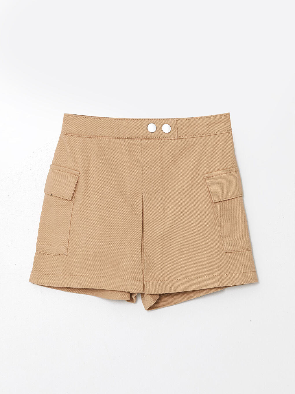 LCW Kids Elastic Waist Girls' Cargo Skort -W49487Z4-KXY
