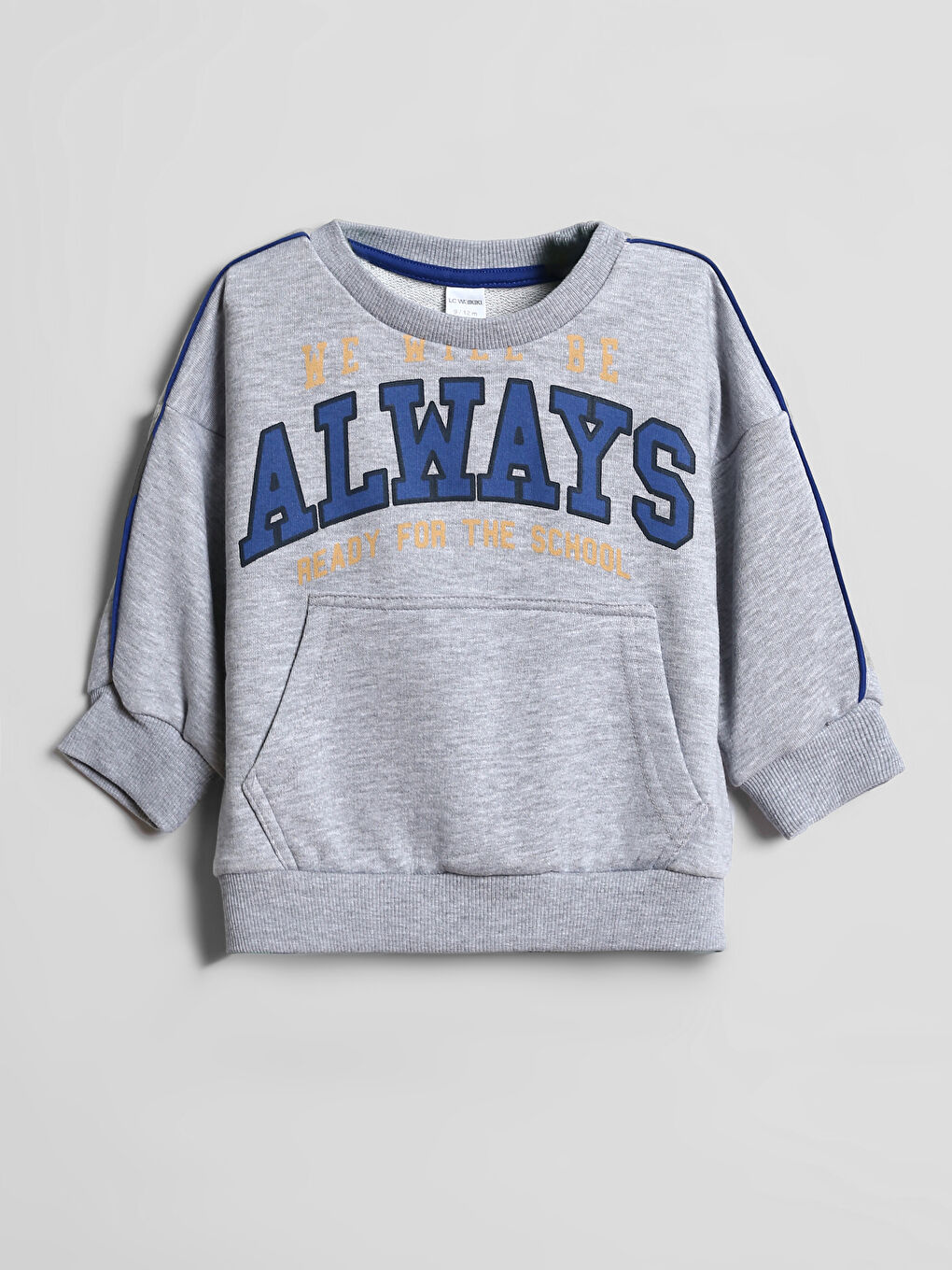 Crew Neck Printed Boys' Sweatshirt-2