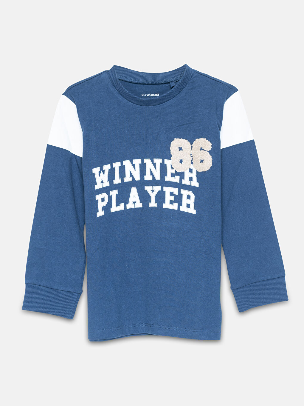 Bi Baby Crew Neck Long Sleeve Printed Baby Boys' T-Shirt