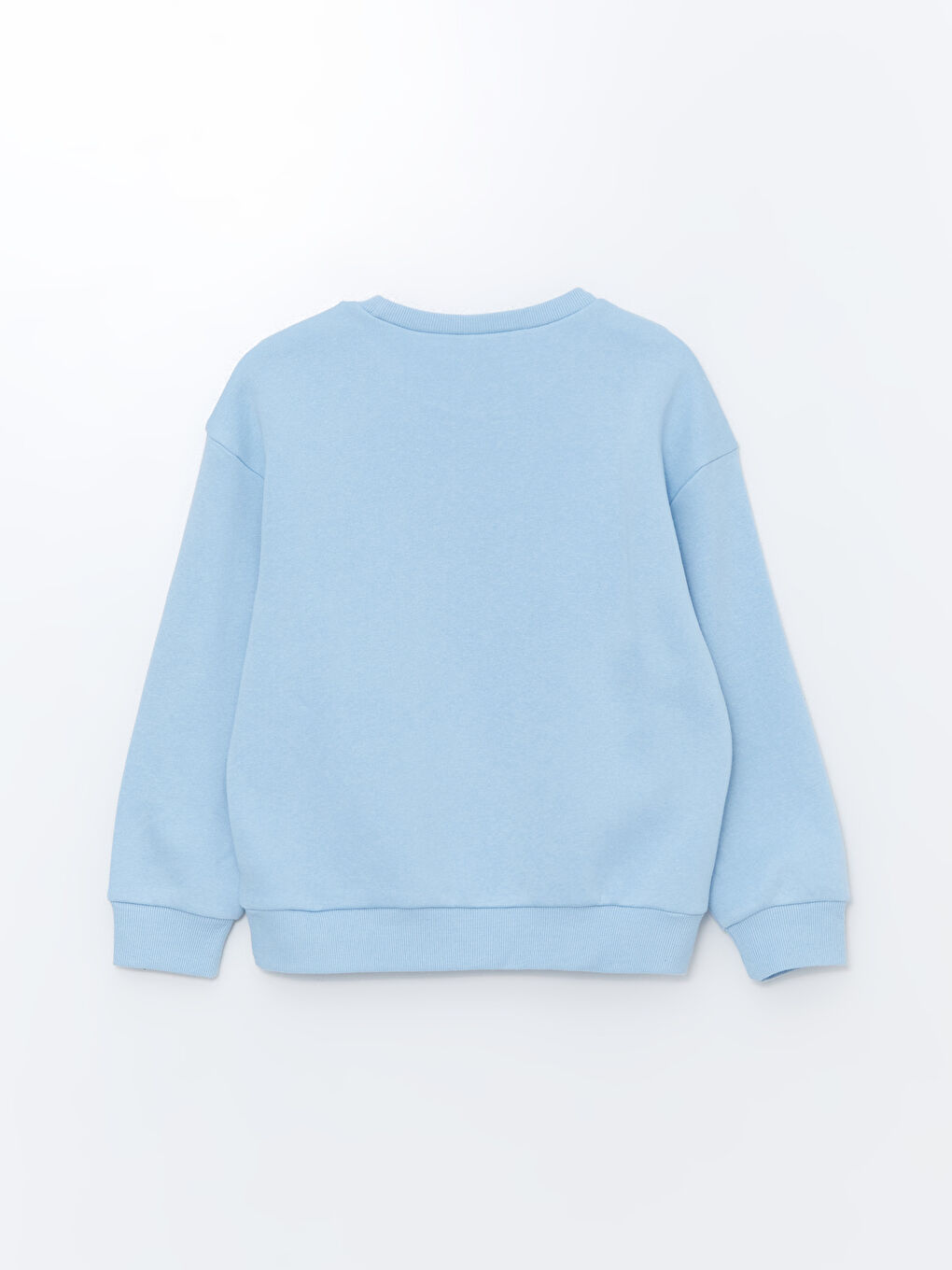 LCW Kids Crew Neck Girl's Thick Sweatshirt -W49540Z4-FMR