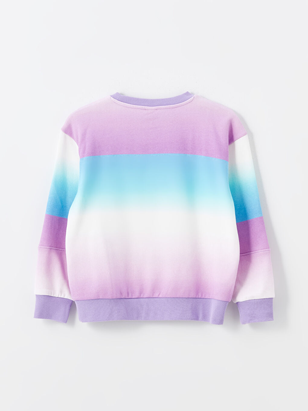 Crew Neck Girl's Thick Sweatshirt-1