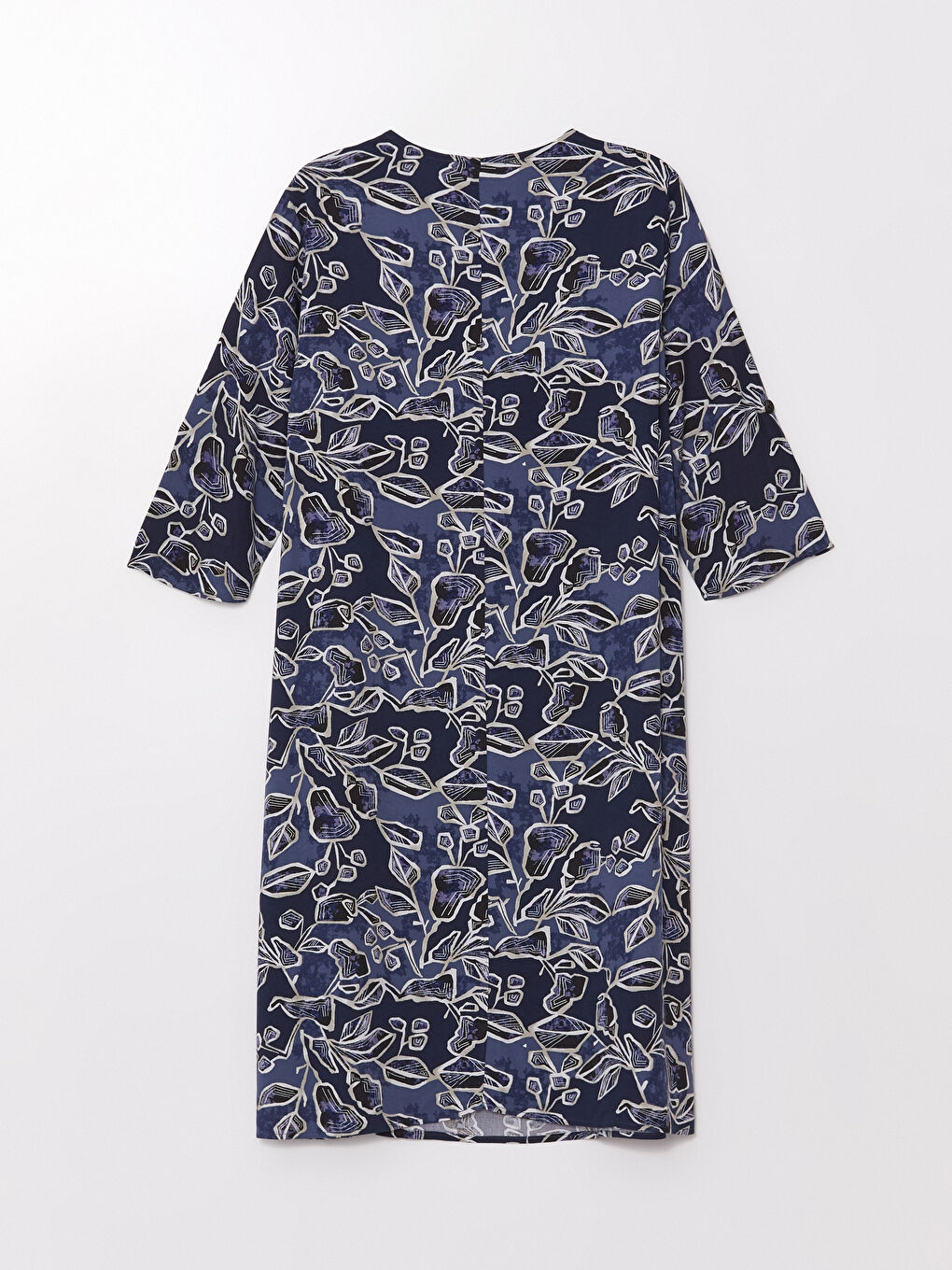 LCW Grace V Neck Floral Women's Dress -W49668Z8-LSJ