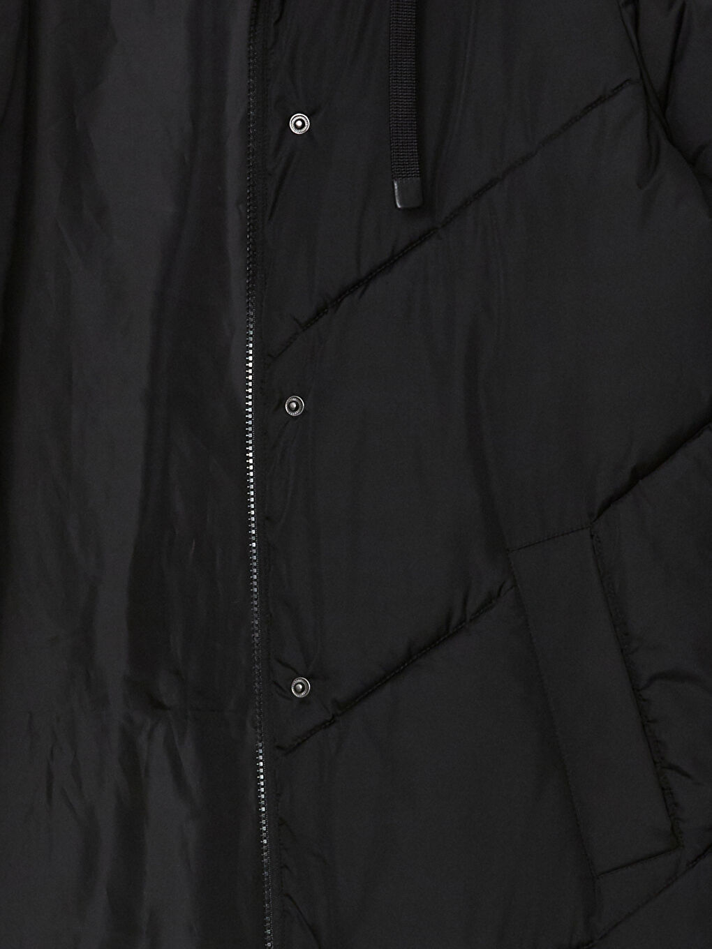 Geacă Matlasată cu Glugă pentru Femei-6