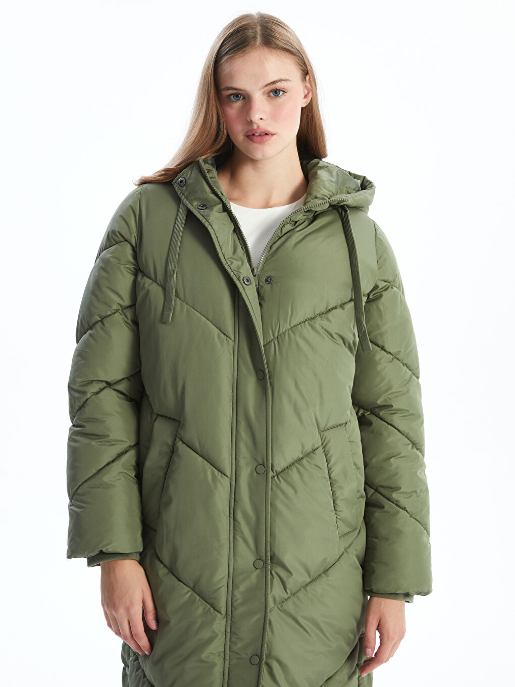 Ženska Puffer Jakna sa Kapuljačom-1