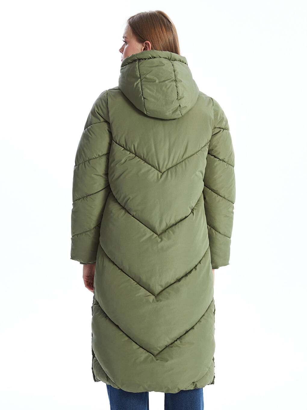 Ženska Puffer Jakna sa Kapuljačom-4