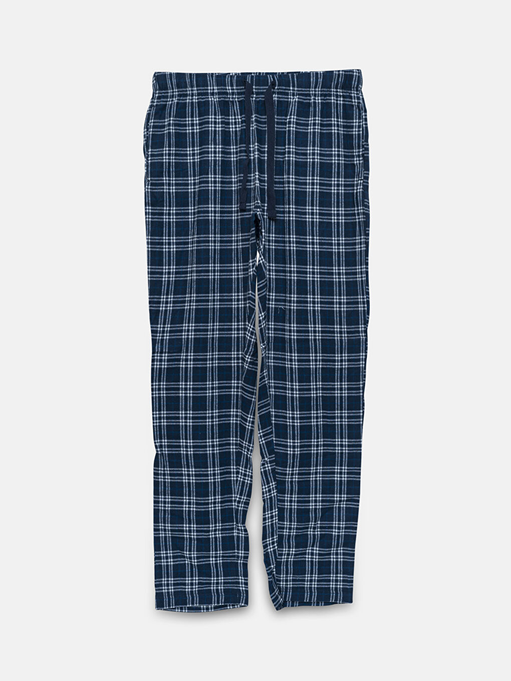 طقم بيجامة رجالي كاروهات بقصة عادية-2