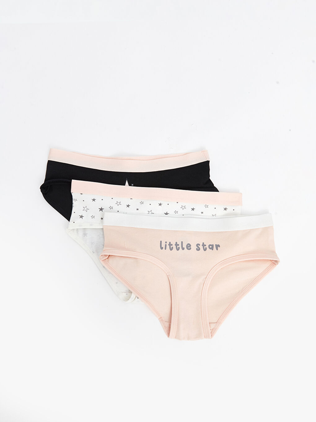 LCW Kids Printed Girl's Panties 3 pcs -W49814Z4-FWH