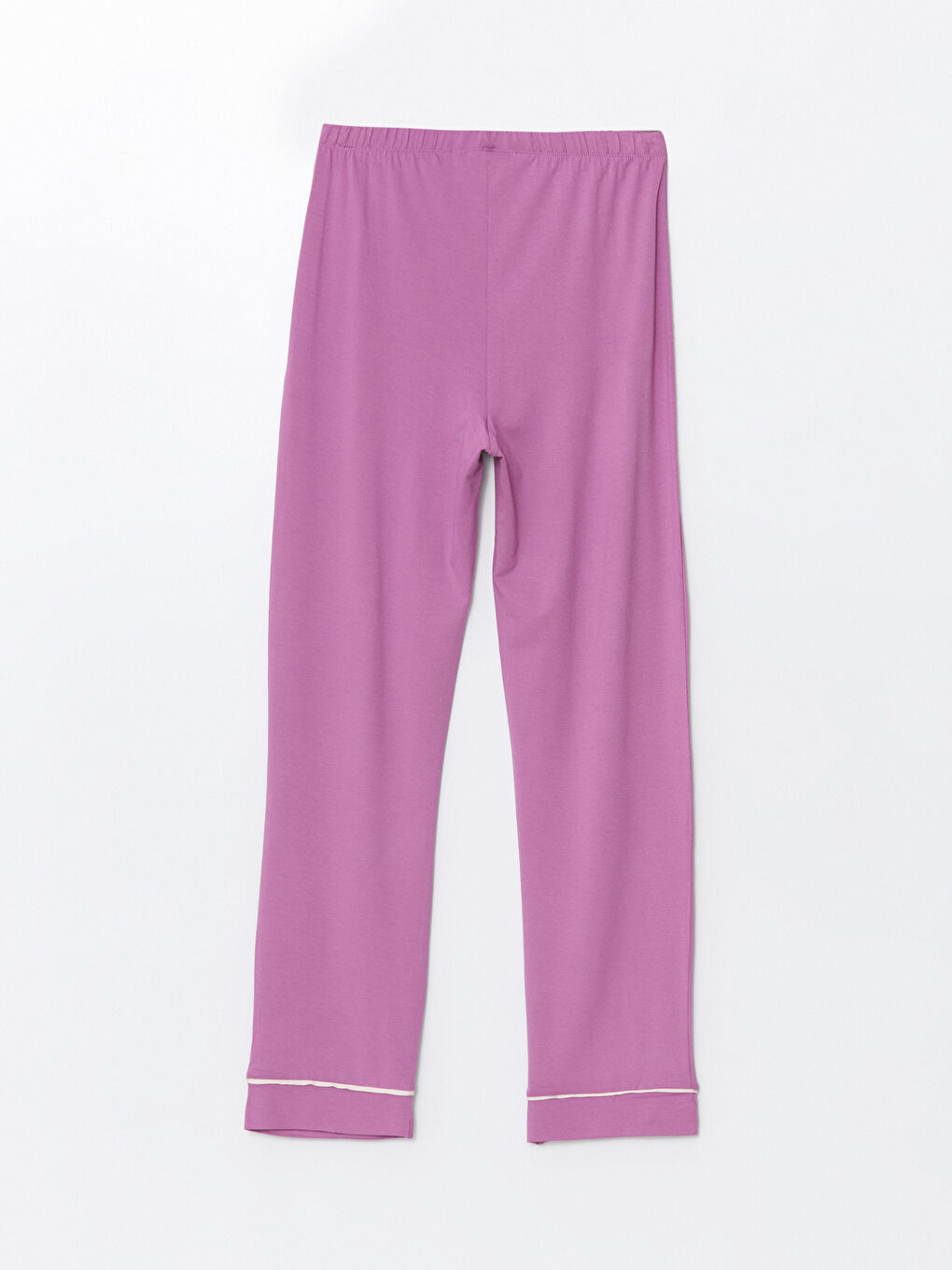 Mor Beli Lastikli Kadın Pijama Altı-1