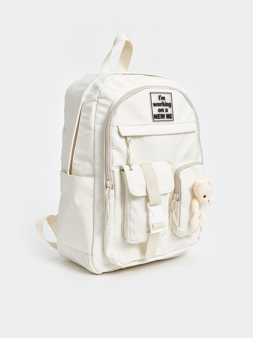 Multi-Compartment Girls' School Bag
