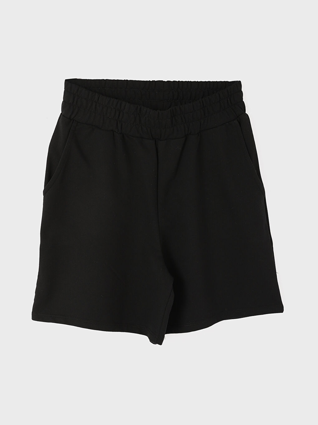 Women's Elasticated Waist Plain Shorts