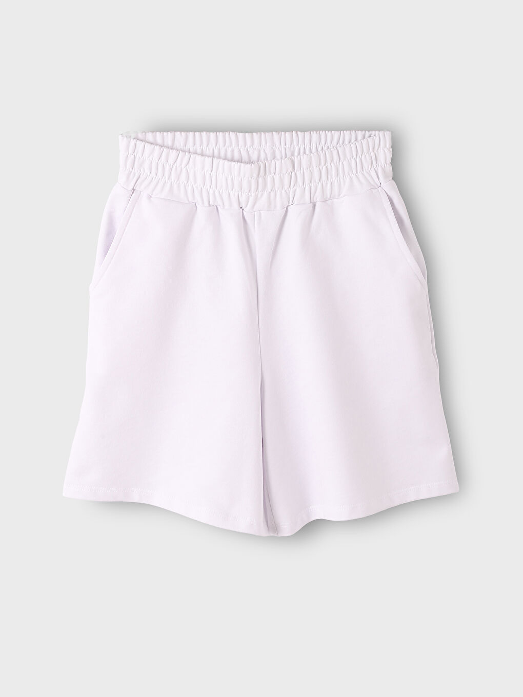 Women's Elasticated Waist Plain Shorts