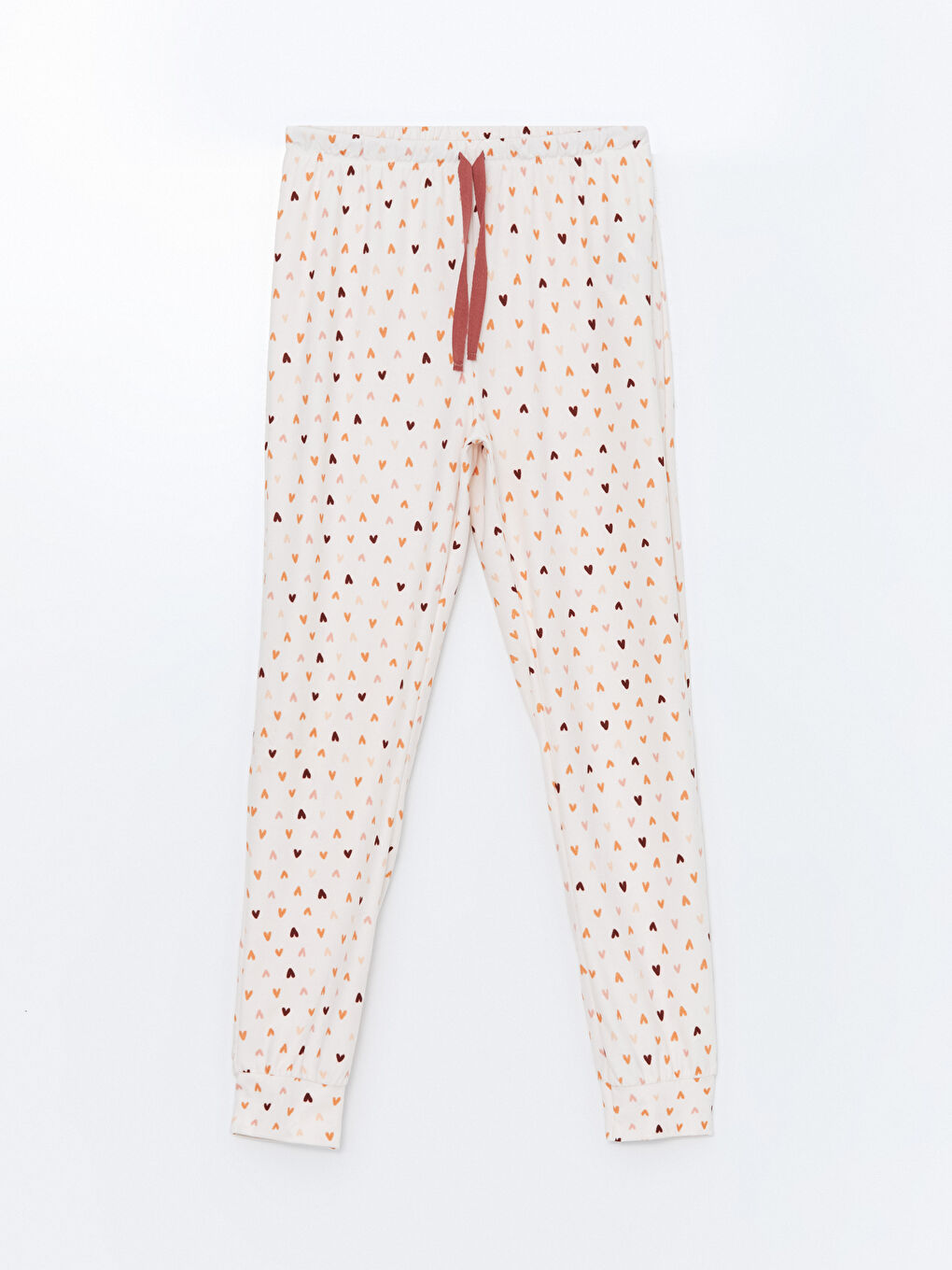 LCW DREAM Pembe Beli Lastikli Baskılı Kadın Jogger Pijama Altı