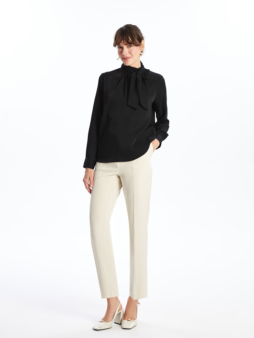 LCWAIKIKI Classic Standard Fit Women's Trousers -W49917Z8-GHA
