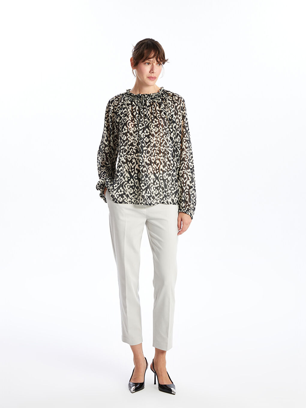 LCWAIKIKI Classic Standard Fit Women's Trousers -W49919Z8-G5K