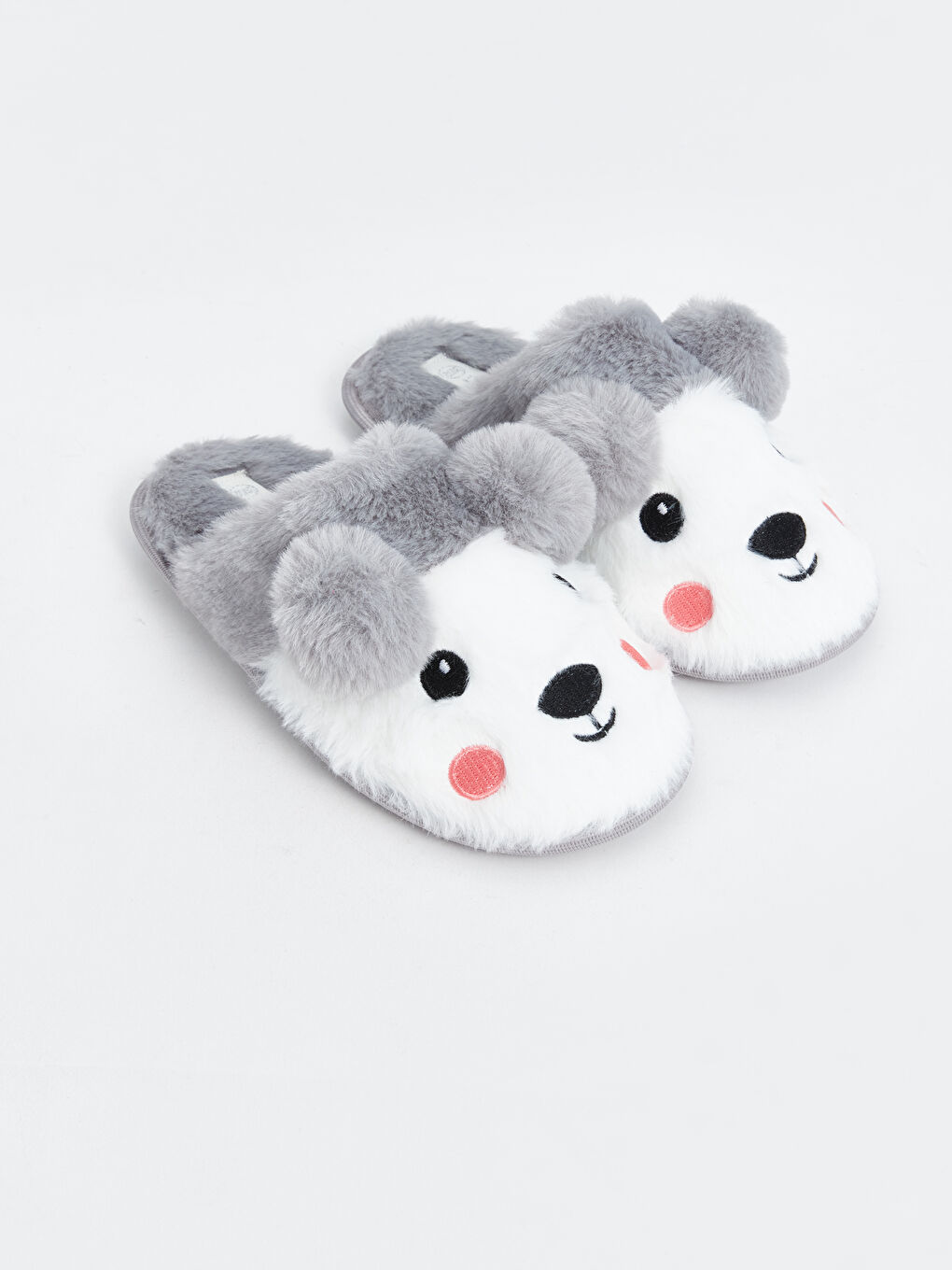 LCW STEPS 3D Applique Detailed Plush Men's Home Slippers -W49957Z4-DBQ