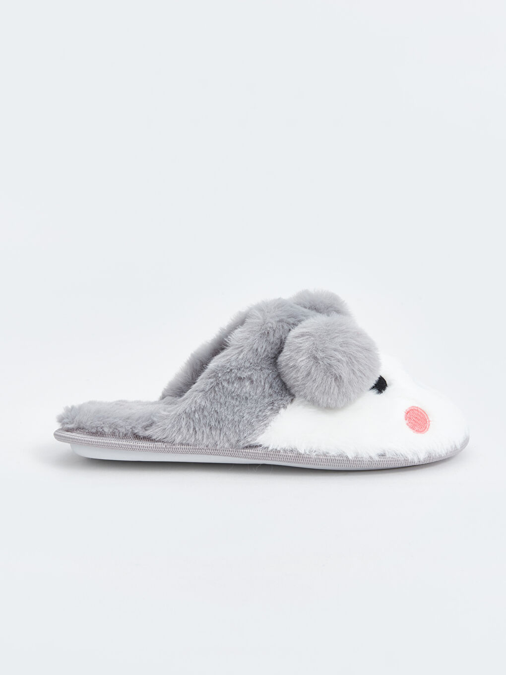 LCW STEPS 3D Applique Detailed Plush Men's Home Slippers -W49957Z4-DBQ