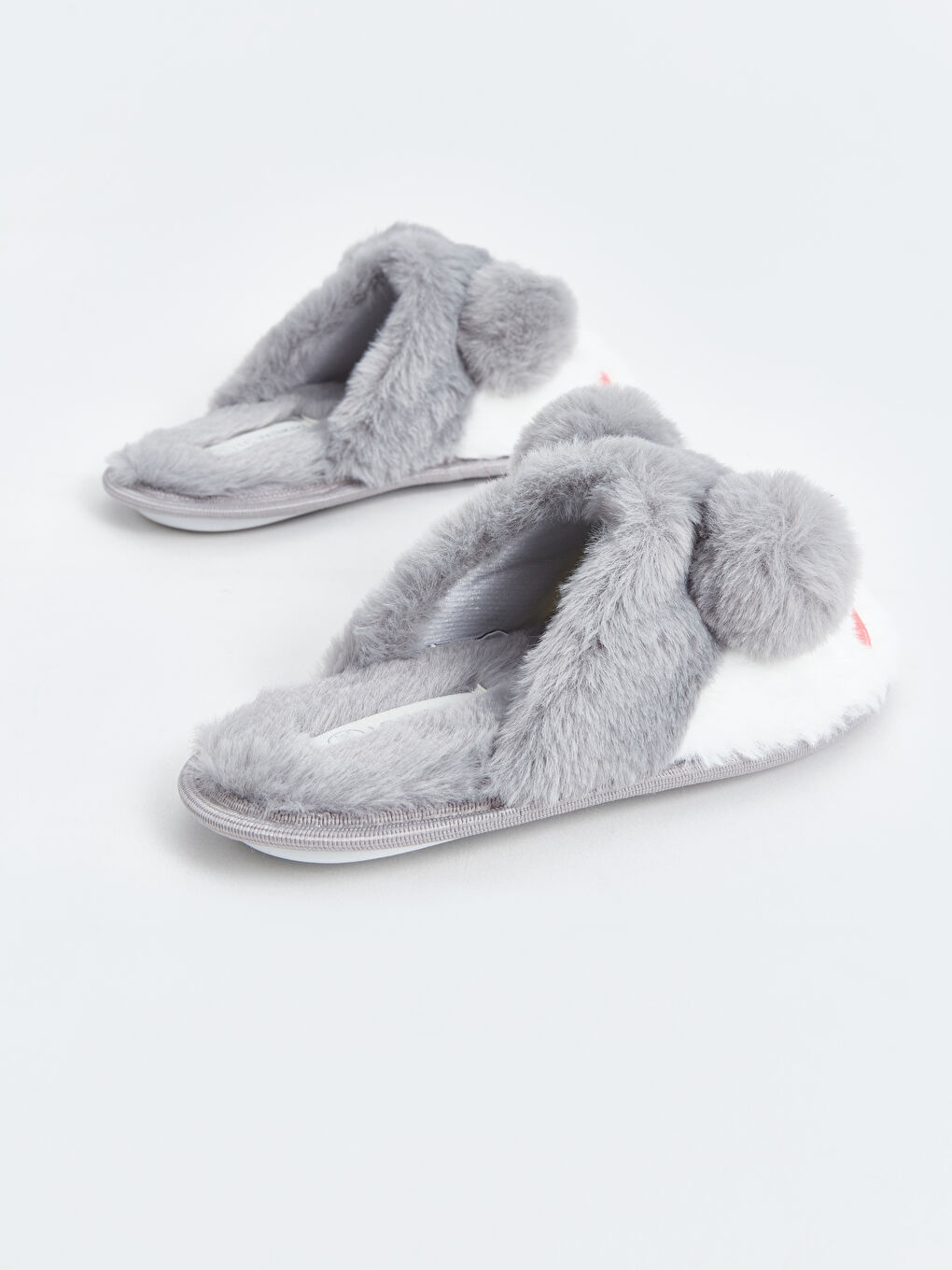 LCW STEPS 3D Applique Detailed Plush Men's Home Slippers -W49957Z4-DBQ
