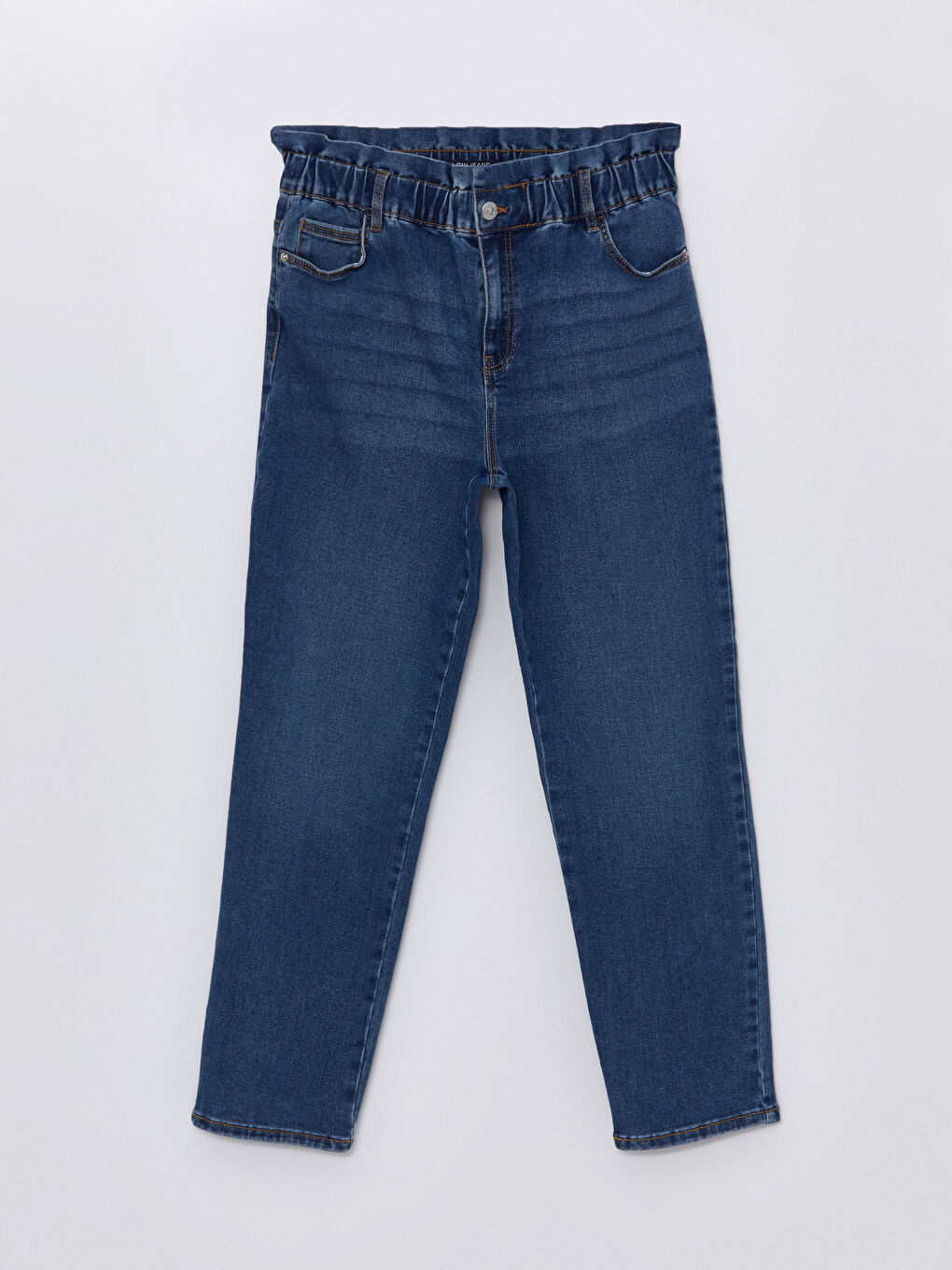 Elasticated Waist Slim Fit Women's Jeans -W49981Z8-H45