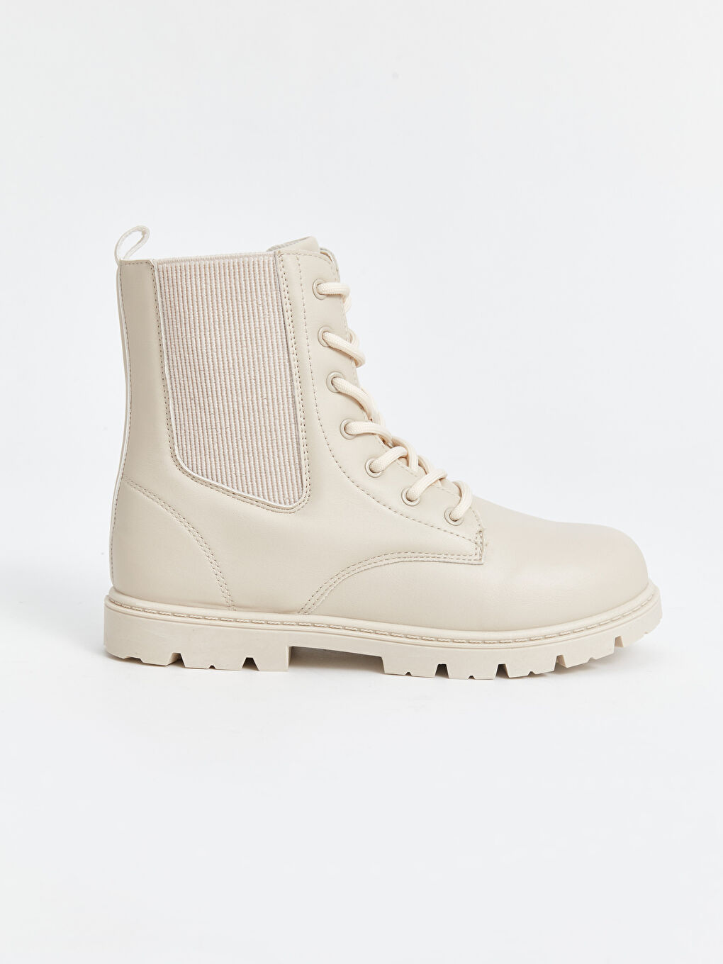 Laces and Zipper Closure Girls' Boots-1