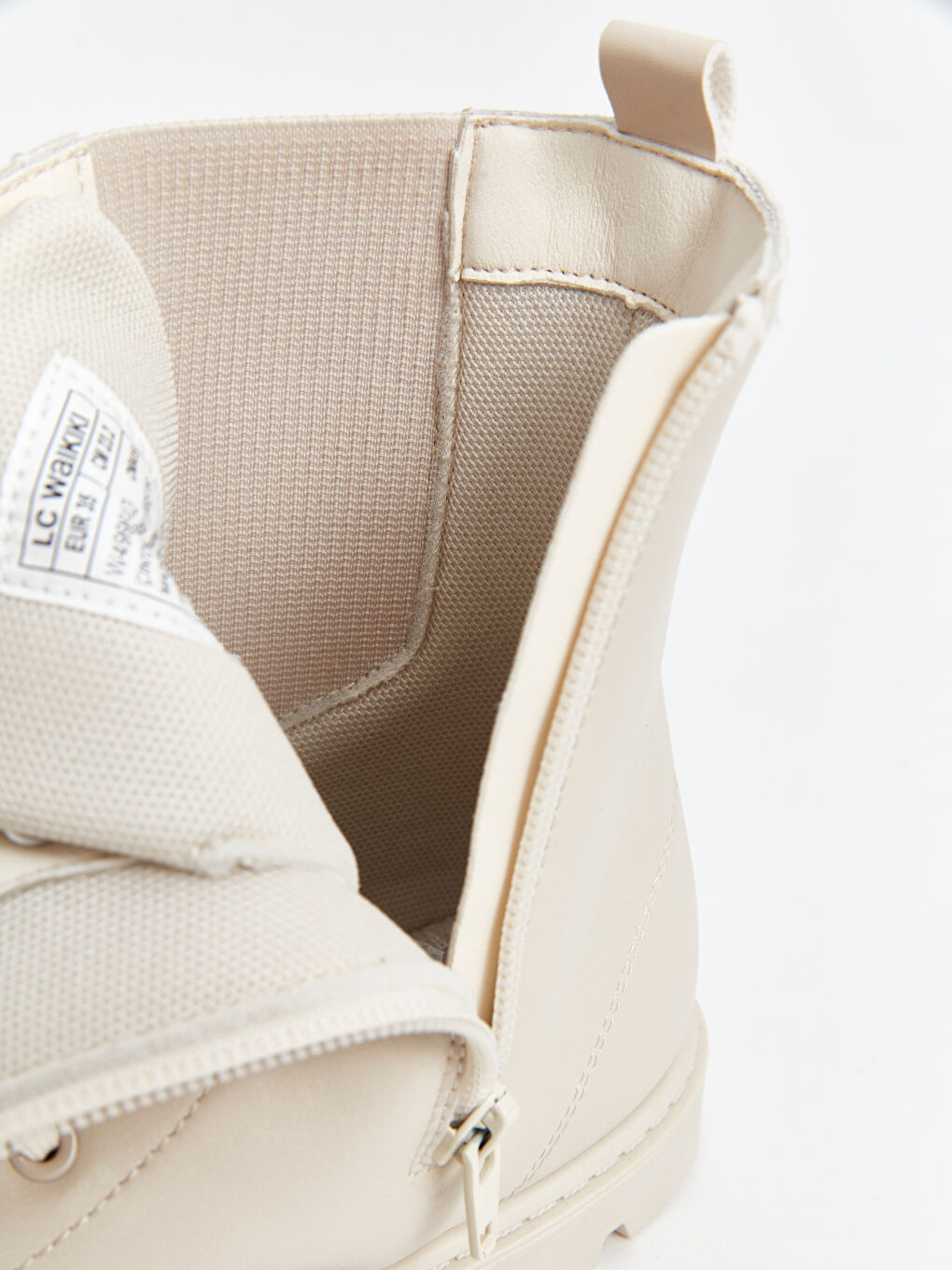 Laces and Zipper Closure Girls' Boots-5