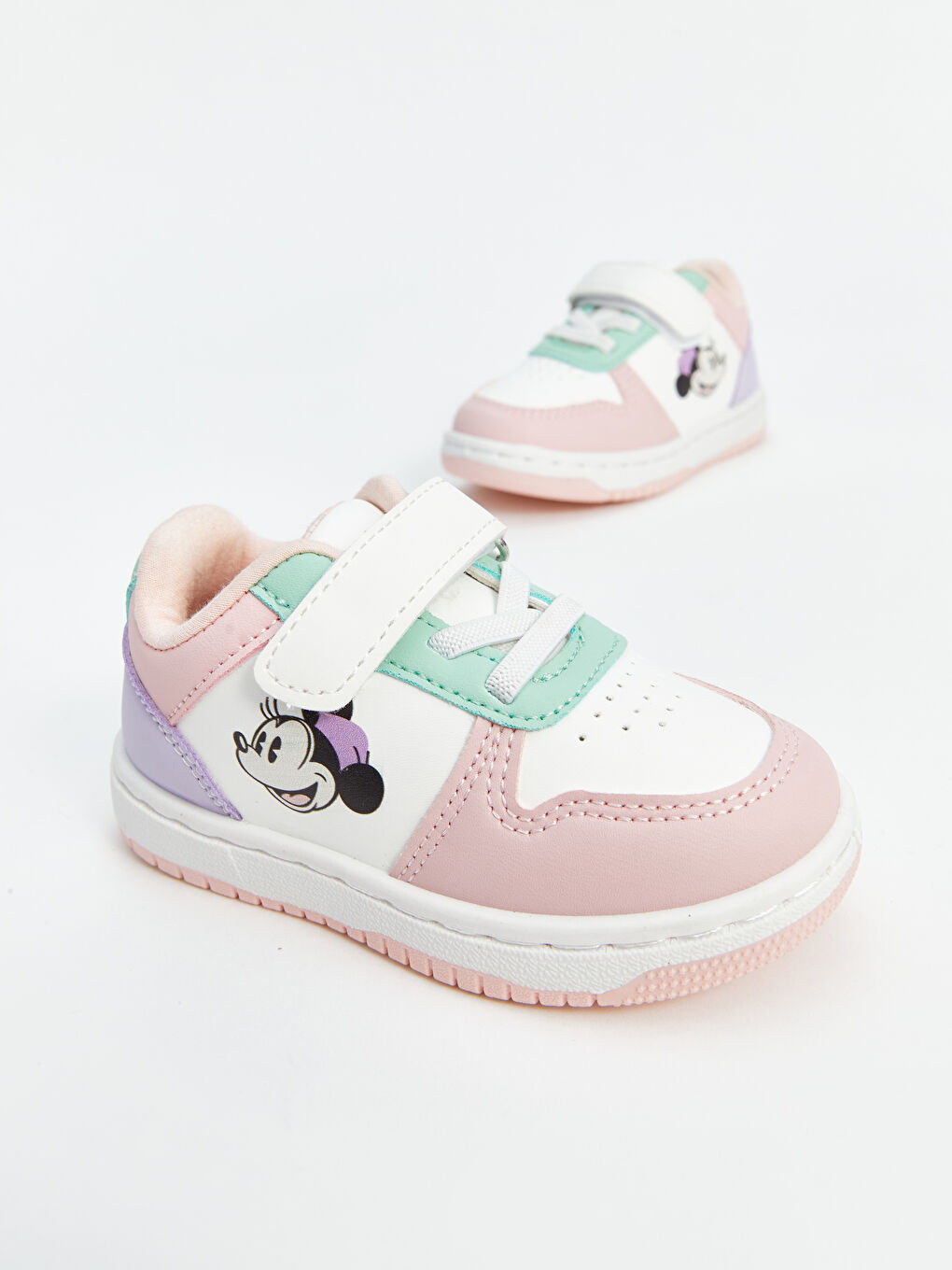 сәби қыздарға арналған minnie mouse принтті кроссовкалар-2