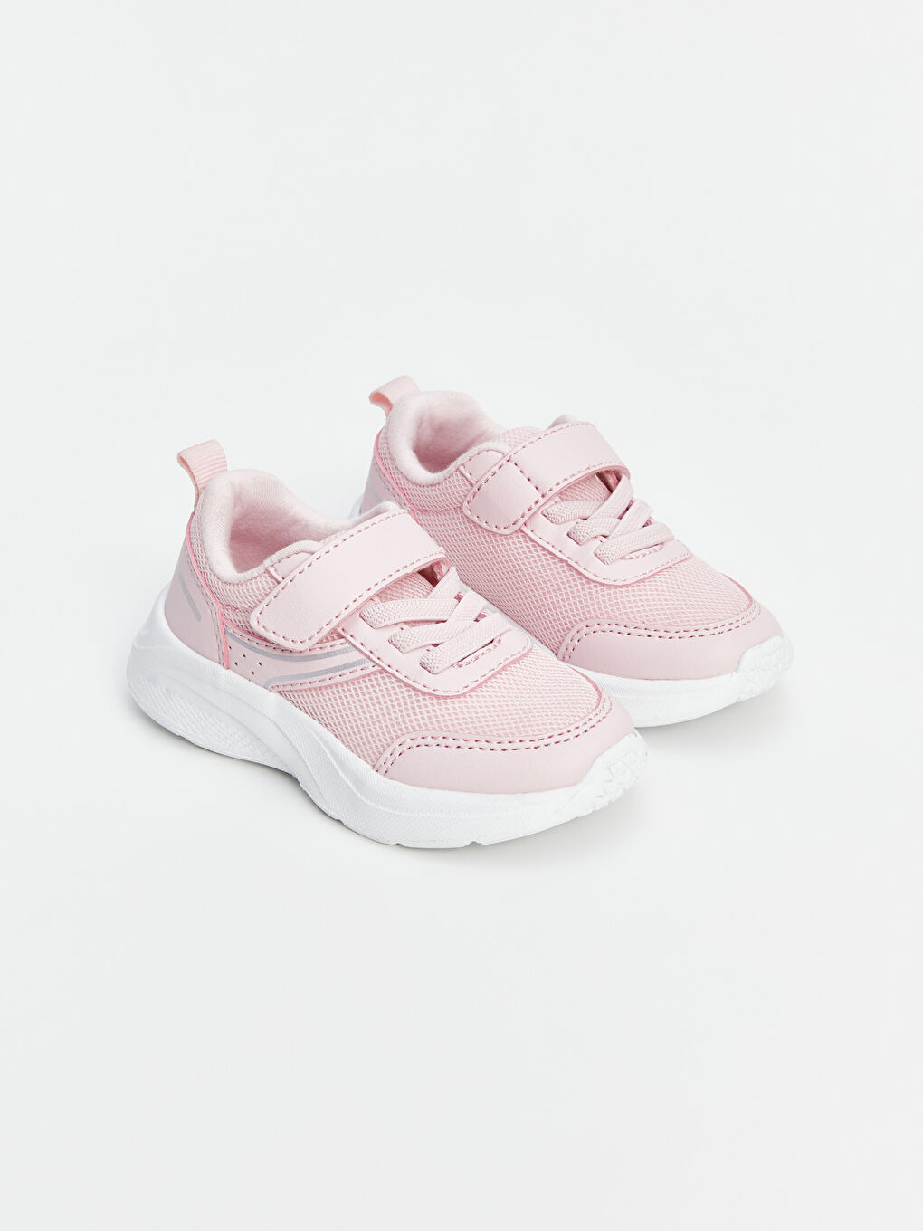Baby Girls' Sneakers with Laces & Hook-and-Loop