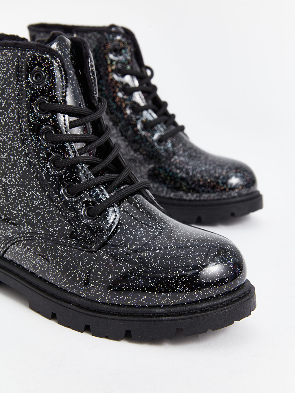 Ghete pentru Fete cu Șireturi și Închidere cu Fermoar-2