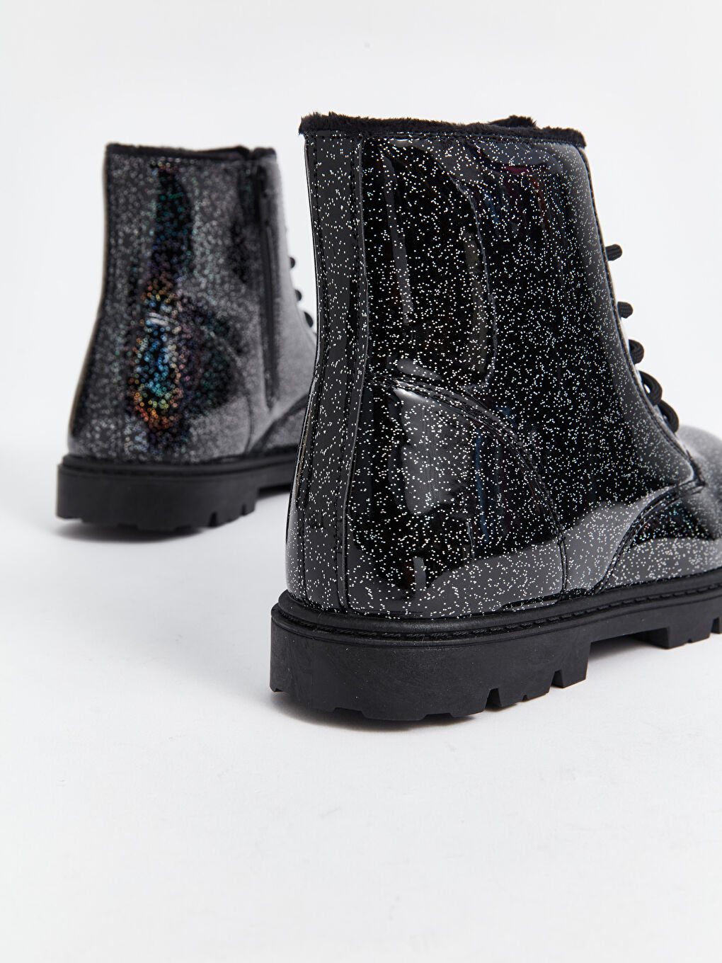 Ghete pentru Fete cu Șireturi și Închidere cu Fermoar-4