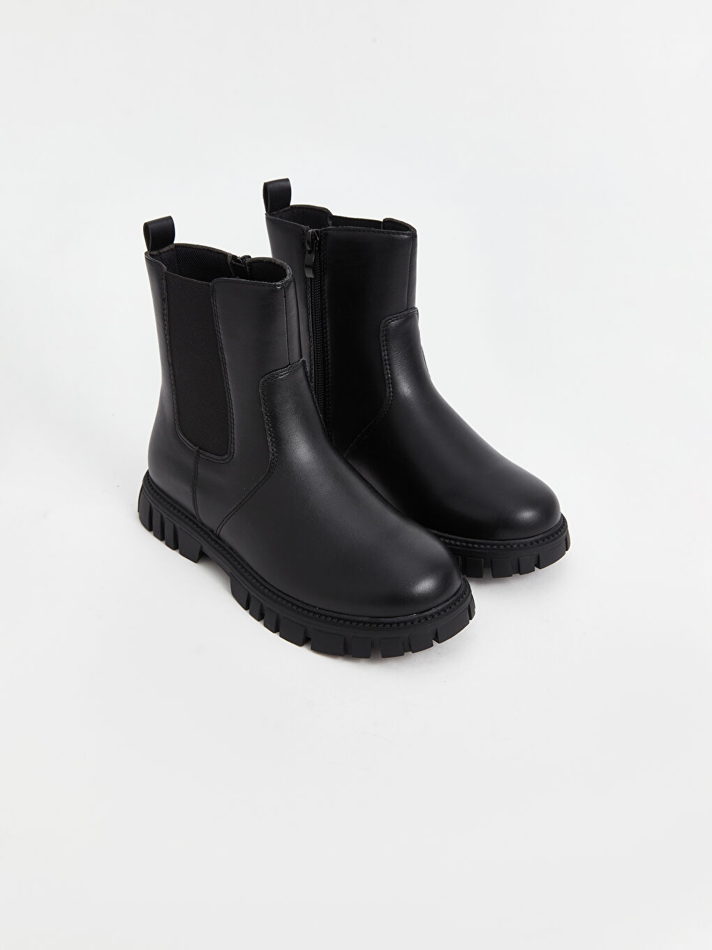 Faux Leather Girls' Boot -W4AA09Z4-HUC
