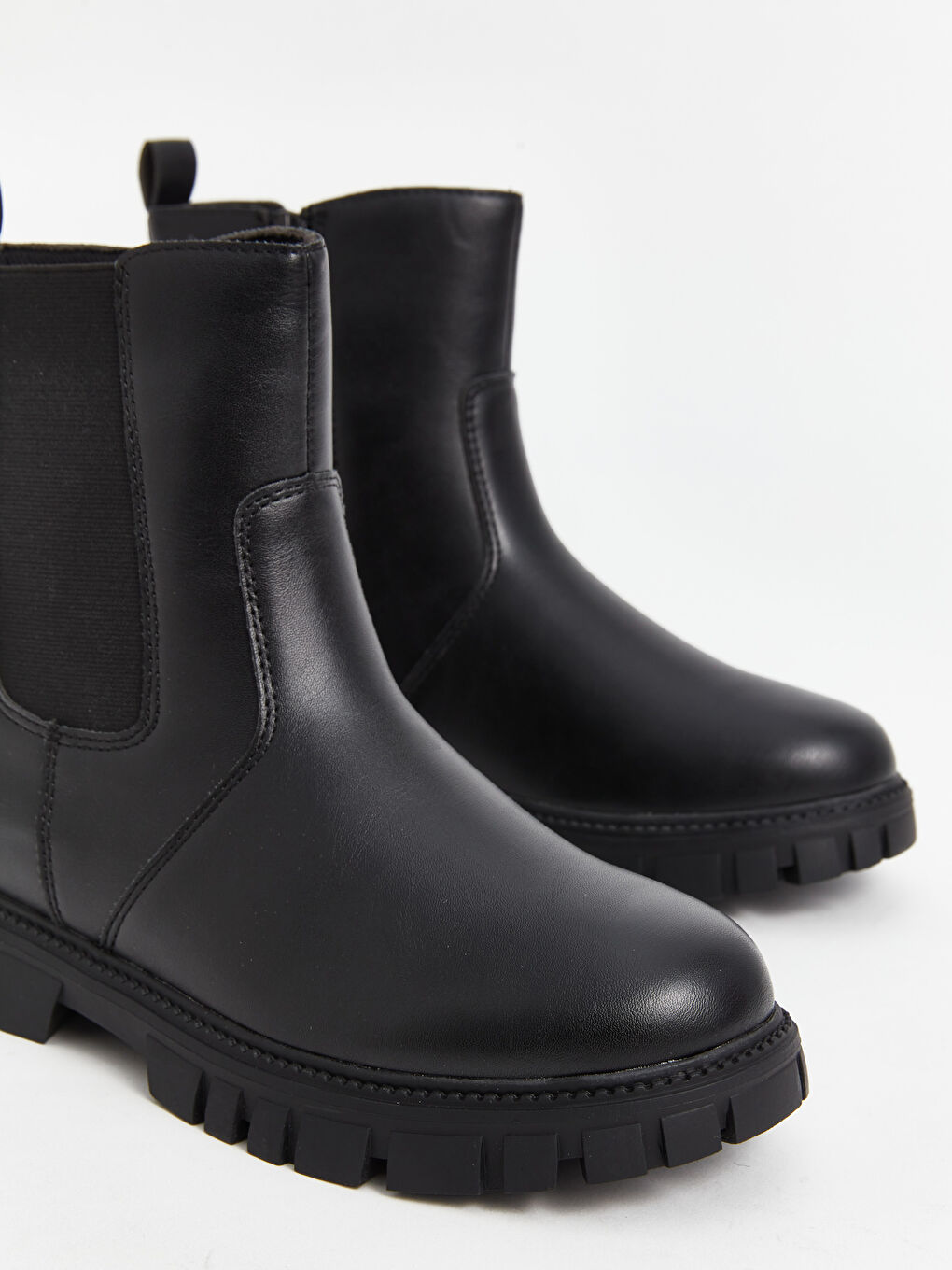 Faux Leather Girls' Boot -W4AA09Z4-HUC
