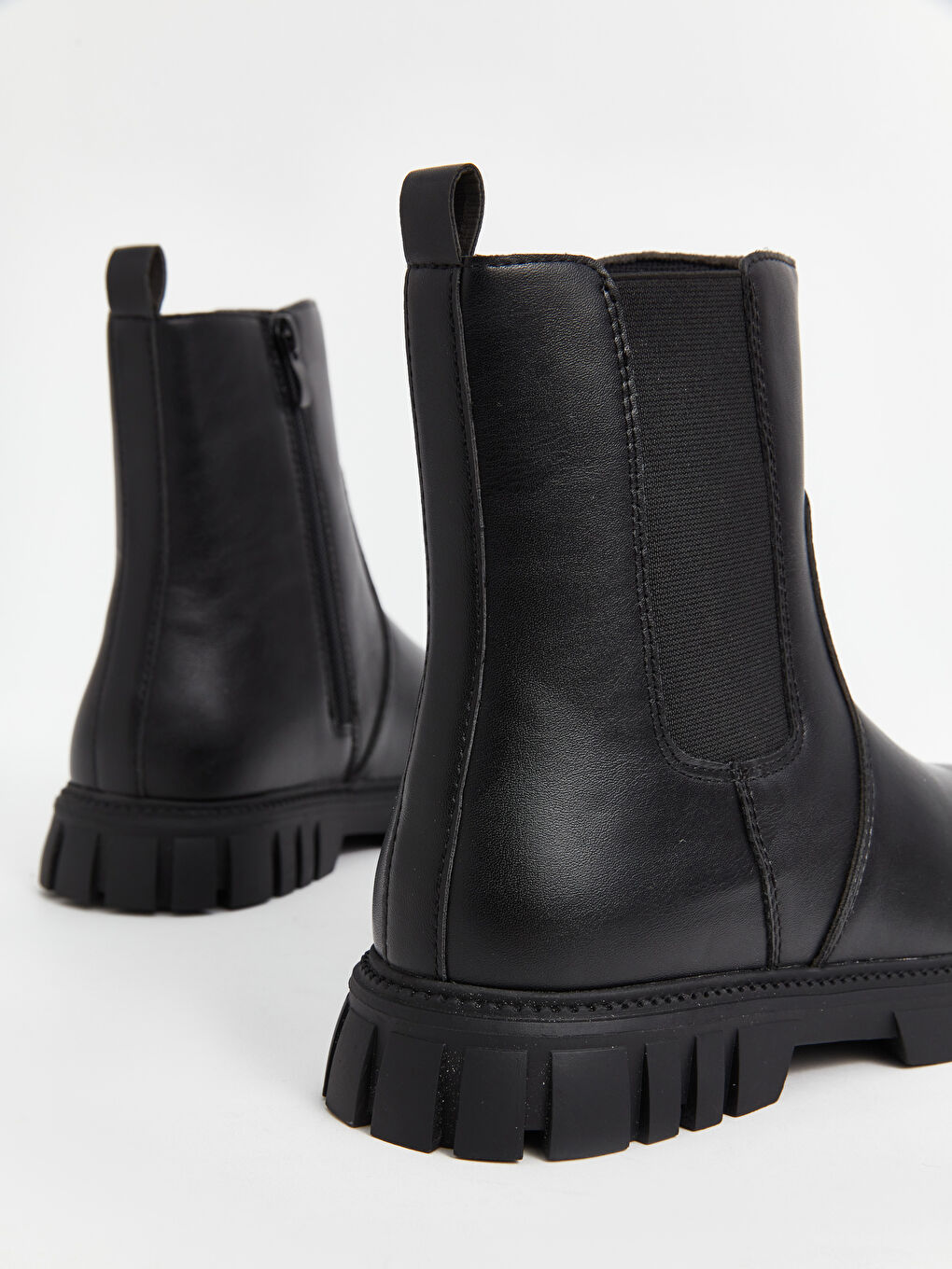 Faux Leather Girls' Boot -W4AA09Z4-HUC