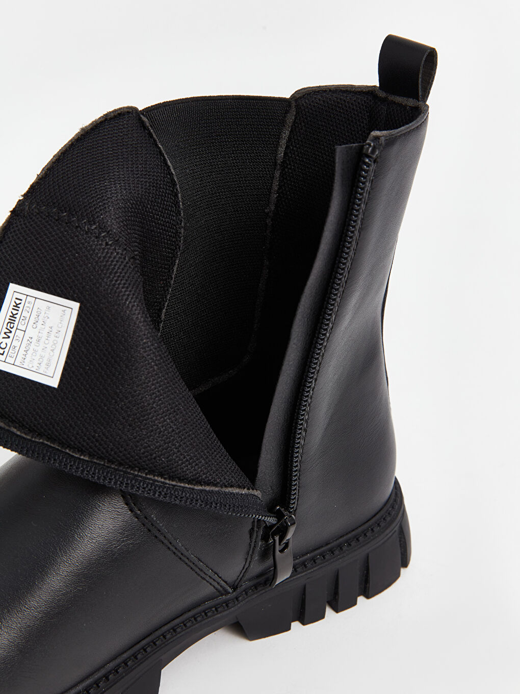Faux Leather Girls' Boot -W4AA09Z4-HUC
