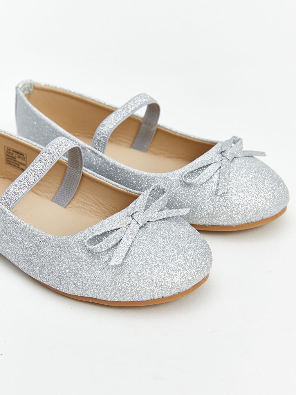 Chaussure Plate pour Fille avec Détail Nœud-2