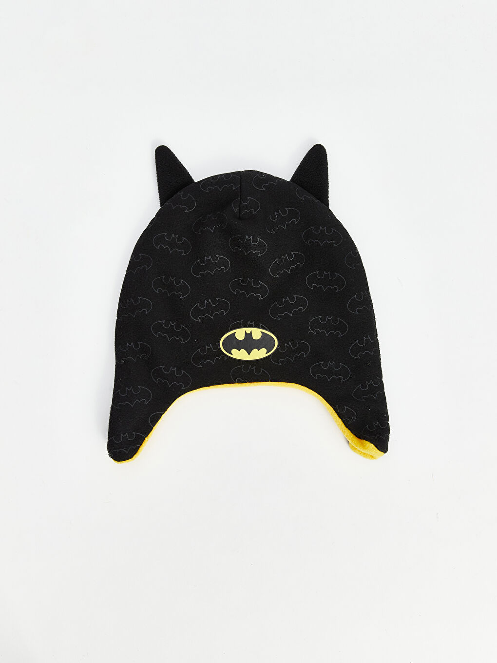 LCW ACCESSORIES Yeni Siyah Batman Baskılı Erkek Çocuk Kar Şapkası - 1