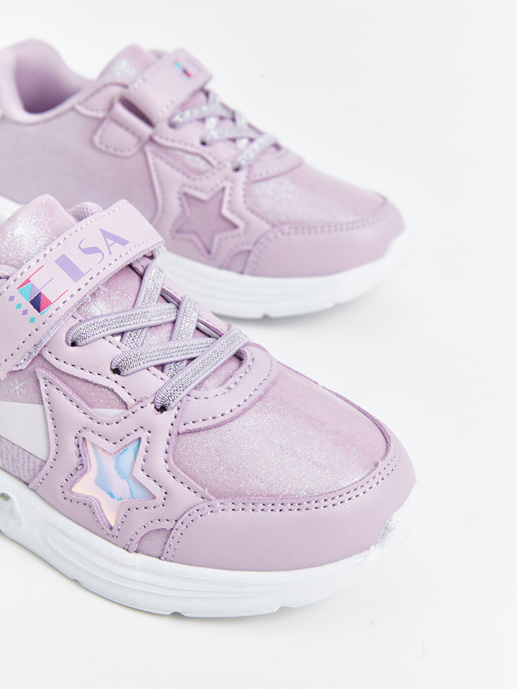 Încălțăminte Sport Elsa Imprimați cu Lumină pe Talpă pentru Fete-3