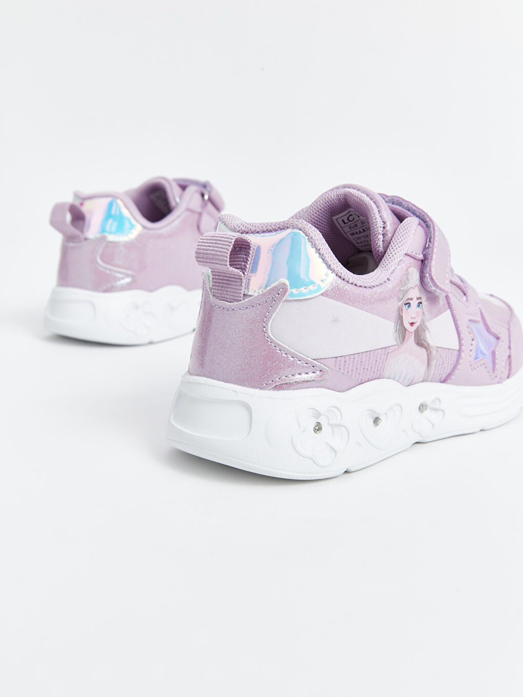 Încălțăminte Sport Elsa Imprimați cu Lumină pe Talpă pentru Fete-5