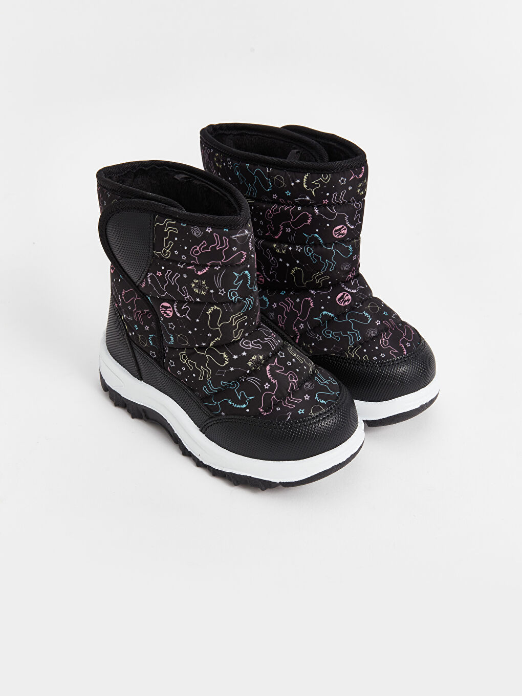 LCW STEPS Printed Hook and Loop Baby Girls' Snow Boot -W4AB24Z1-LQJ