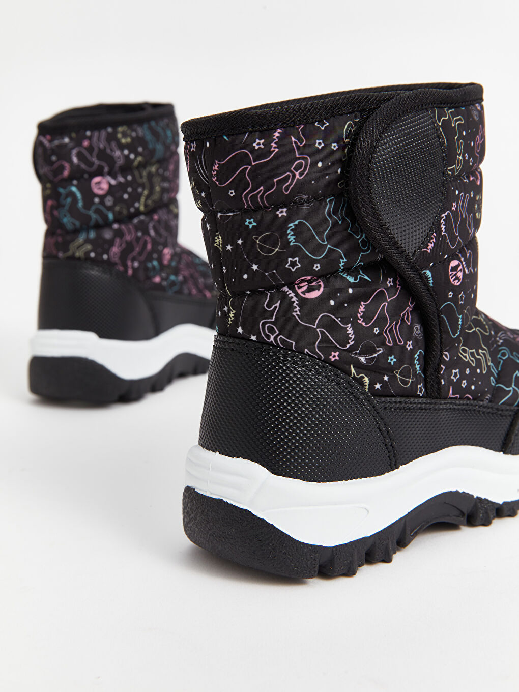 LCW STEPS Printed Hook and Loop Baby Girls' Snow Boot -W4AB24Z1-LQJ