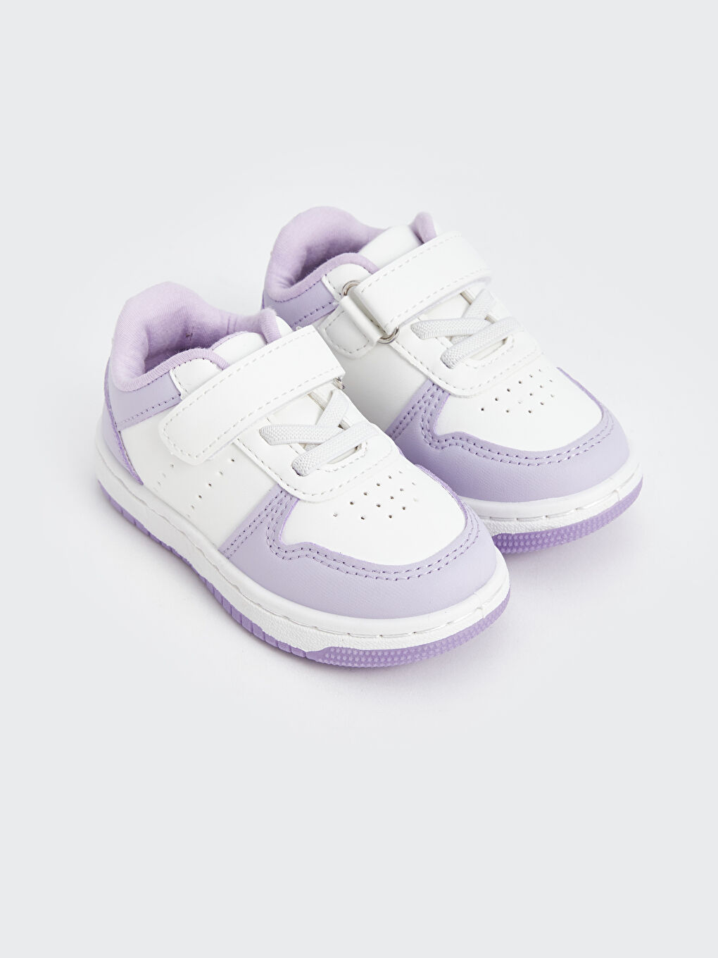 LCW STEPS Baby Girls' Sneakers with Laces & Hook-and-Loop -W4AB28Z1-Q6K