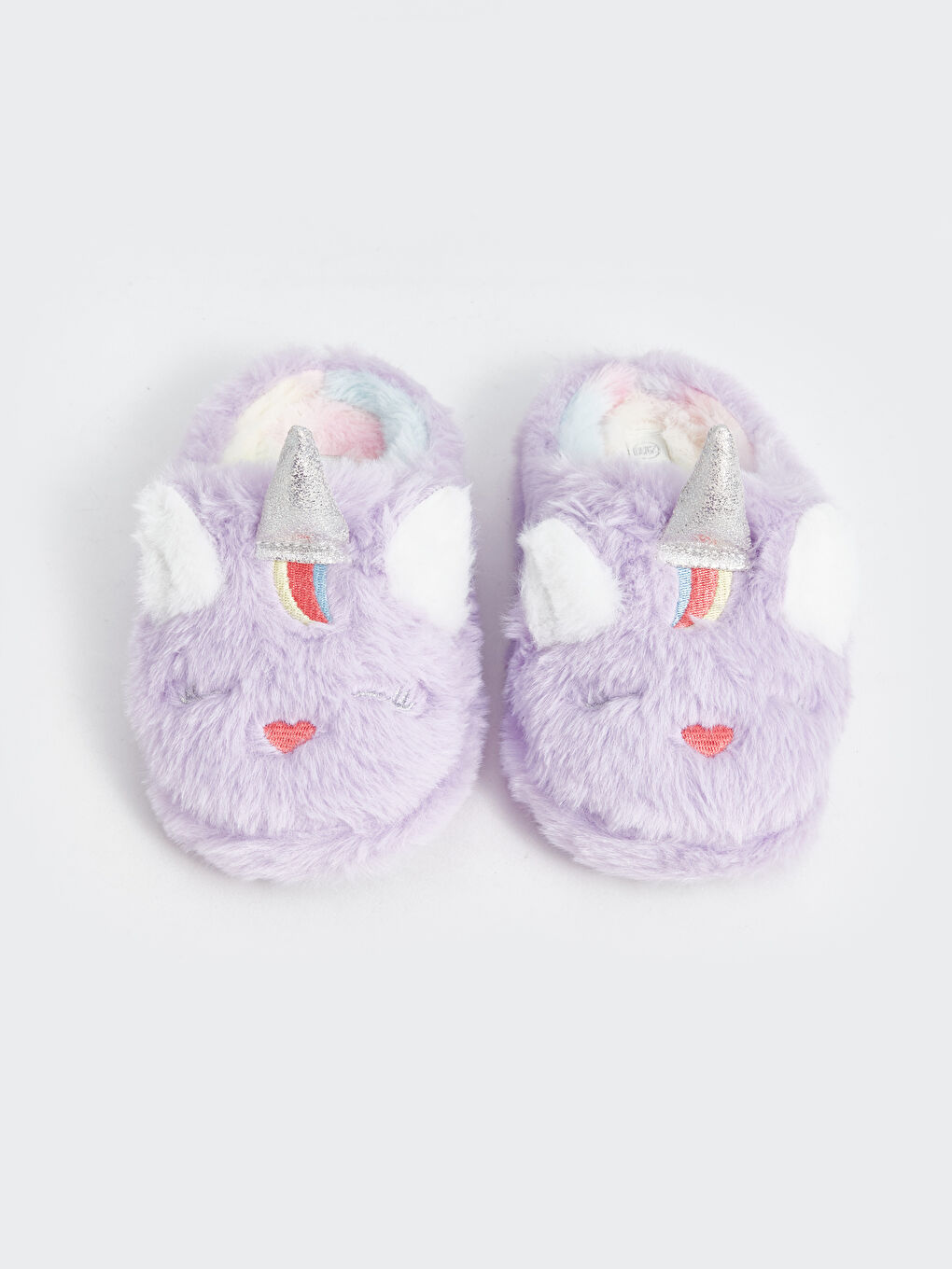 3D Applique Detailed Girl's Slippers-2
