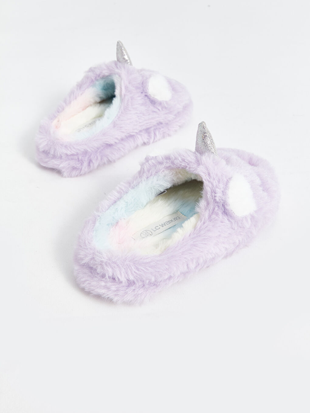 3D Applique Detailed Girl's Slippers-4