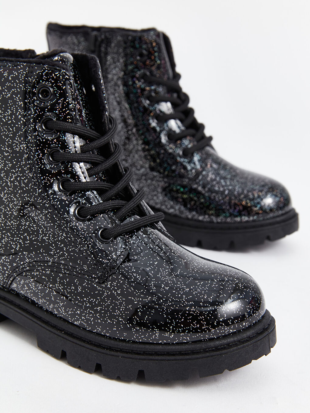 LCW STEPS Botte À Motifs Lacets et Fermeture Éclair pour Filles -W4AC46Z4-RQL